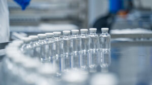 Medicine manufacturing assembly line.